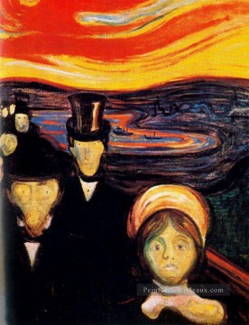 angoisse 1894 Edvard Munch Peinture à l'huile